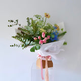 Bedside Blooms in a Mod Vase