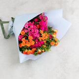 Vibrant Spray Roses En Masse Bouquet