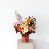 Statement Moody Bouquet in Dusty Rust Vase