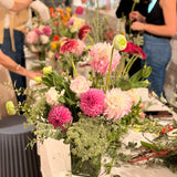 Bubbles & Blooms | Design a Vase Arrangement Workshop | The Cutting Garden