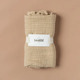 Enes Crinkle Baby Blanket | Sand/Clay